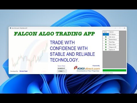 Falcon Algo Trading Software integrated with ICICI Breeze