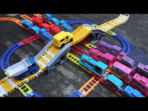 Mencari dan Merakit kereta api Thomas and Friends trackmaster, kereta api diesel classic adaptation