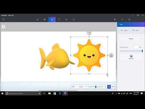 How to Use Microsoft Paint 3D 2017?