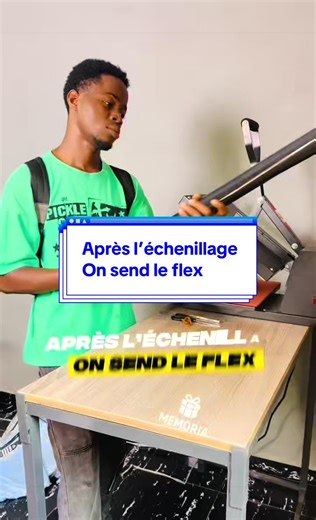 Flex après échenillage, flocage de maillot