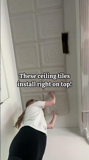 Easy Popcorn Ceiling DIY