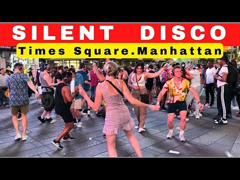 Silent Disco, Silent Dance Headphone Party, Mobile Clubbing, Manhattan, New York City