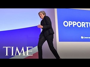 UK Prime Minister Theresa May Dances Onto Stage For Conservative Conference Speech | TIME
