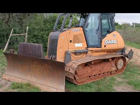 First Land Clearing with Case 1150 Dozer