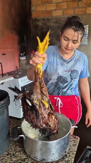 Traditional Chicken Cleaning & Cooking Preparation | Real Kitchen Routine #villagelife #farming