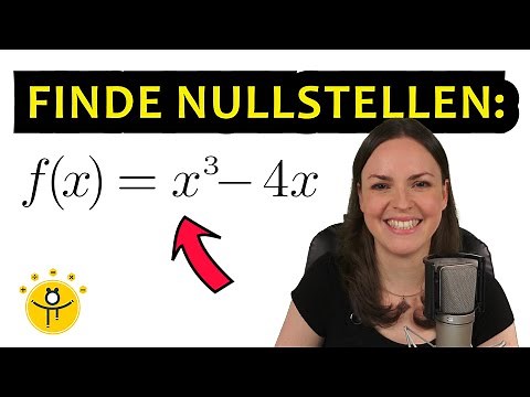 NULLSTELLEN berechnen x hoch 3 – Ausklammern, Satz vom Nullprodukt