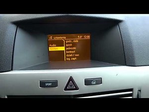 How to Change Date and Time of Onboard Computer in Opel Astra H GTC (2004 - 2014) - Change Date