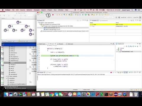 Java breadth first and depth first search in 5 min