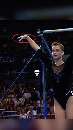 She won BARE handed 🤯#gymnast #olympics #sport #flip