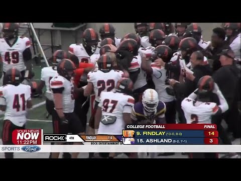 Findlay beats Ashland 14–3 to clinch share of G-MAC title, earns NCAA Division II playoff berth