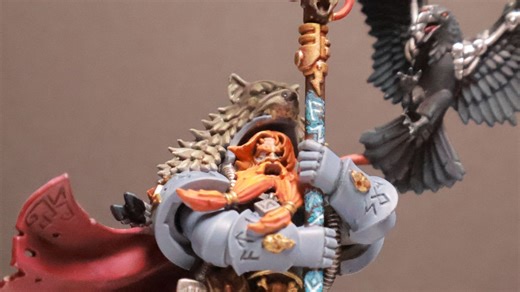 战锤入坑，试涂太空野狼-风暴召唤者·纳吉奥