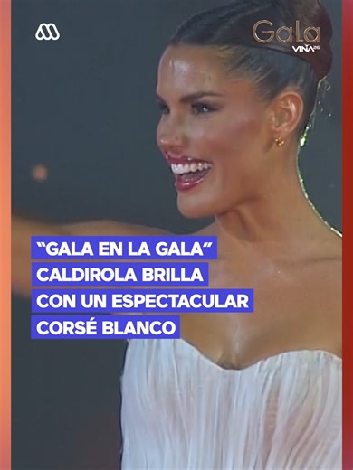 Gala Caldirola deslumbra en la Alfombra Roja de Viña 2026