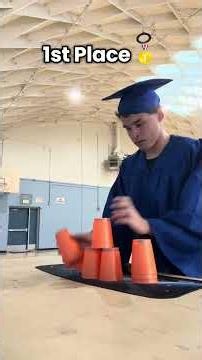 Fast cycles at my old elementary school’s Gymnasium!#sportstacking #cupstacking #speedstacking #fast