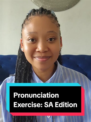 South African English Pronunciation Practice Exercises
