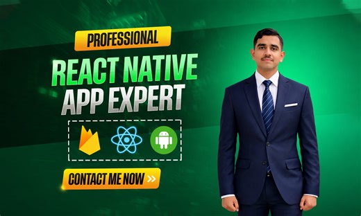 I will build custom react native app for ios and android mobile app development | Sikaty