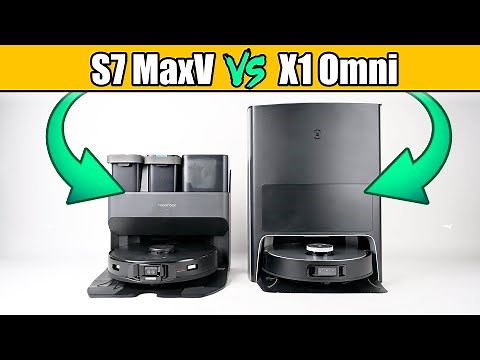 Roborock S7 MaxV Ultra VS Ecovacs X1 Omni - Robot Vacuum Battle