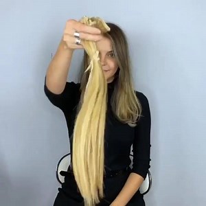 Watch @ufirami use the ‘8pc 16” Straight Extension Kit’ to create these adorable pigtail braids. http://bit.ly/2FiIcLP Do you prefer pigtails or ponytails? Let us know in the comments below! | Hairdo