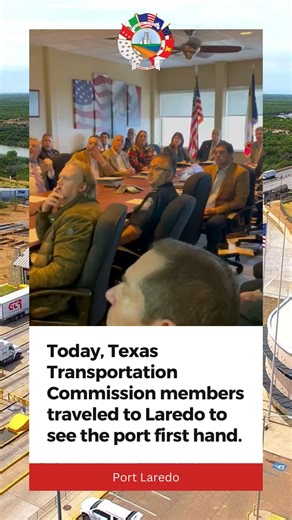Texas Transportation Commission members Steven D. Alvis and Alejandro "Alex" G. Meade traveled to Laredo to learn more about nearshoring and its impact on local infrastructure, as well as the daily traffic counts at the World Trade Bridge. | City of Laredo - Government
