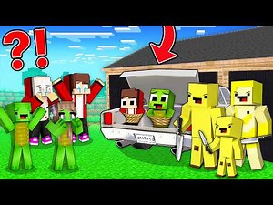 Why Banana Kid FAMILY KIDNAPPED Baby JJ and Mikey in Minecraft Maizen!