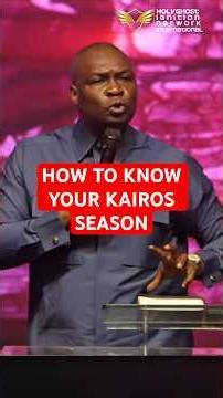 How to know your Kairos season #apostlejoshuaselman #koinoniaglobal #christianmotivation #nigerian