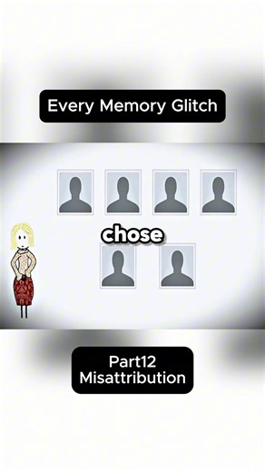 Every Memory Glitch: Part12, Misattribution #explain #trending #viral #memory #glitch
