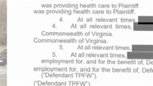 Woman sues Sentara Healthcare for allegedly leaving a sponge in her body following surgery