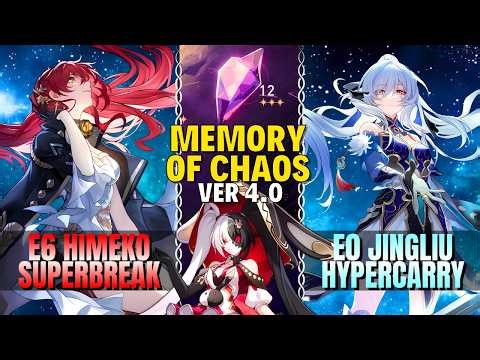 E6S1 Himeko Superbreak x E0S1 Jingliu Hyper | Memory of Chaos 4.0 | Floor 12 | Honkai: Star Rail