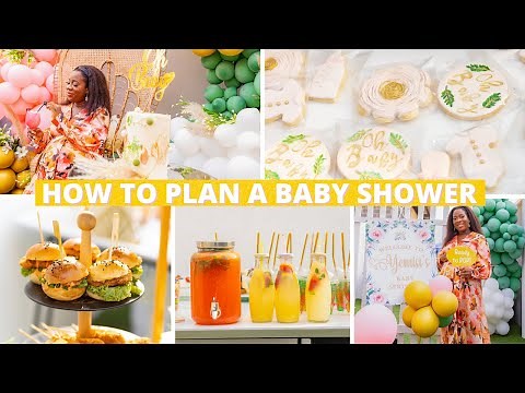 How To Plan A BABY SHOWER/ BABY SPRINKLE | Vendors, Tips & Inspo