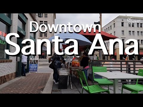 Walking in Downtown Santa Ana California