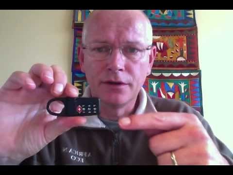 How to open a Tumi TSA Lock when you forgot the number combination