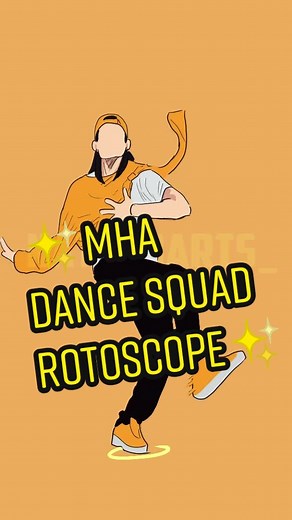 MHA Dance Squad Rotoscope Animation - My Hero Academia Dance AU