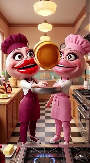 Lupa and Libi 🥞 #ai #brainrot #libizilibi #lupazalupa #meme