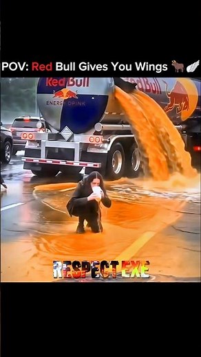 POV: Red Bull Gives You Wings 🐂🪽 #redbull #aura #ai #video