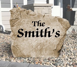Name Stone - Engraved Rock - Personalized - Garden Stone - House Entry - Wedding Gift - Engraved Stone Yard Decor - Family Rock - Etsy