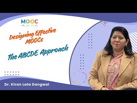 Designing Effective MOOCs: The ABCDE Approach