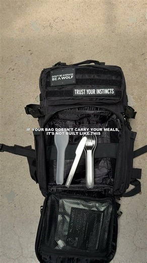 Pack our 45L meal prep backpack! 🎒
