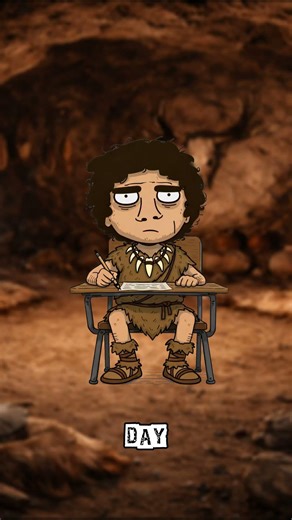 The First Math Tutor in History... #animation #funnyhistory #groktheinventor