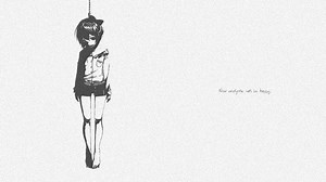 Sayori from Doki Doki Literature Club Silhouette Rare Gallery wallpaper