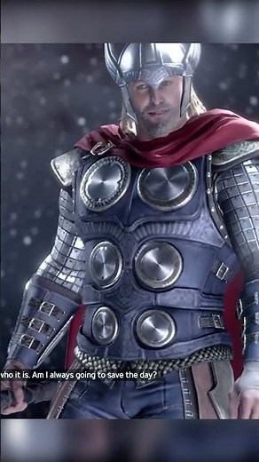 Thor Saves Iron Man & Captain America In Space Scene HD - Marvel's Avengers