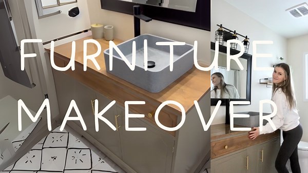 DIY Vanity Transformation: Stunning Furniture Makeover Inspired