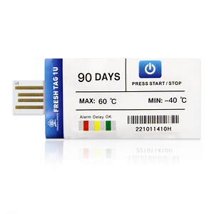 [Hot Item] Fresh Tag 1u Temperature Data Logger Recorder -40c Cold Chain