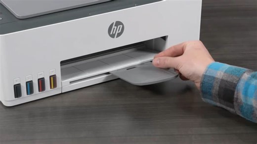 解决卡纸问题_E4 错误 _ HP Smart Tank 210、520、540、580、590、5100 打印机