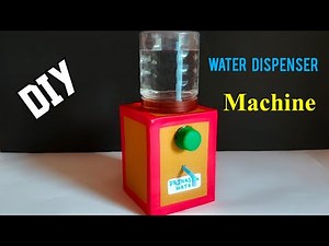 How To Make Water Dispenser Machine From Cardboard | DIY water dispenser machine
