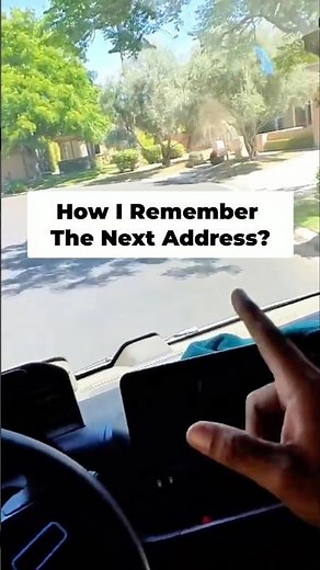 The Memory Hack That Speeds Up Every Delivery & Makes Finding Your Next Stop Easy #amazon #delivery