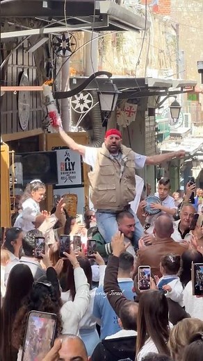 Celebrations of the descent of the Holy Fire in the Christian Quarter in Jerusalem, Israel 2026