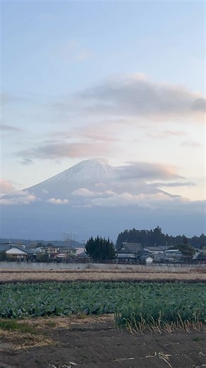 絶景の富士山: 美しい日の出
