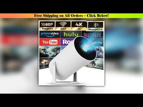 Hy300 Pro And FY300 new Projector 4K Wifi 1080P 1280*720P HD Home Cinema Outdoor Portable Video