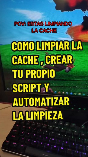 Como hacer tu script para limpiar toda la cache en Windows y automatizar su limpieza sin usar ningún click. link: https://www.mediafire.com/file/z1xjrbtuslgx4l3/limpieza.bat/file #TechTok #techtoktips #pc #techtok #sabbwr