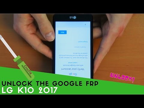 Unlock and remove Google FRP Account lock on LG K7 2017 new 2021 method - by CrocFIX