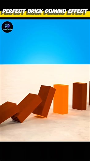 The Double Domino Effect 😱 #brick
